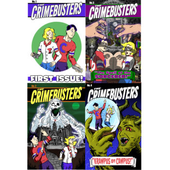 The Crimebusters #1-4 enhanced PDF set!